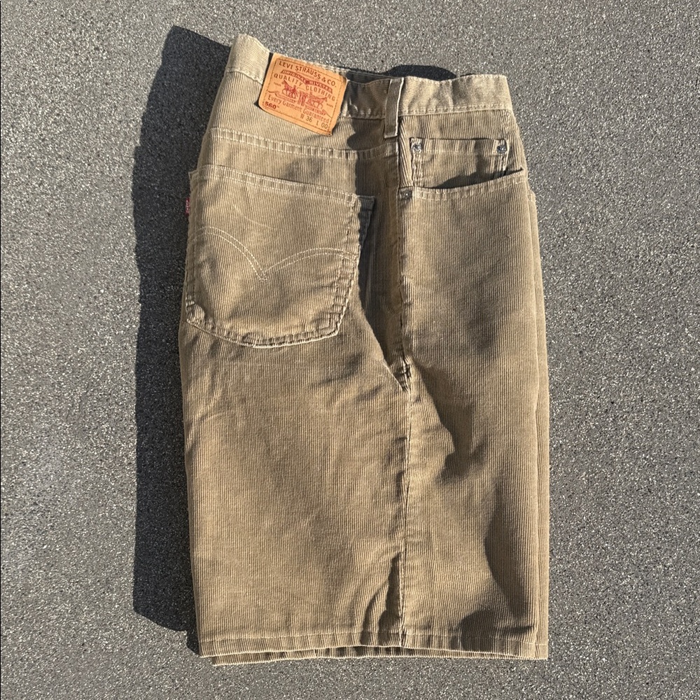 Levi's Men's Corduroy Shorts in Khaki Brown